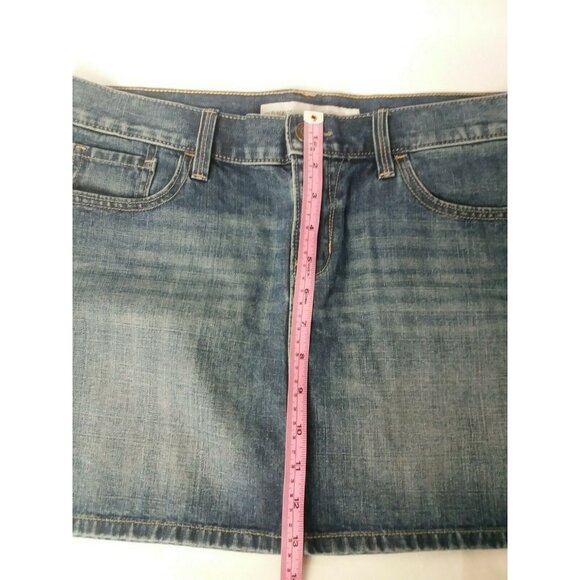 Preppy Old Navy Mini Blue Denim Skirt Size 8 Short Summer Beach Vacation Casual - Picture 4 of 9